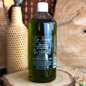 Savon Liquide à l'huile d'olive parfumé au Lavandin, 1L