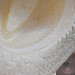 Chapeau de paille blanche Panama avec ruban blanc gros grain